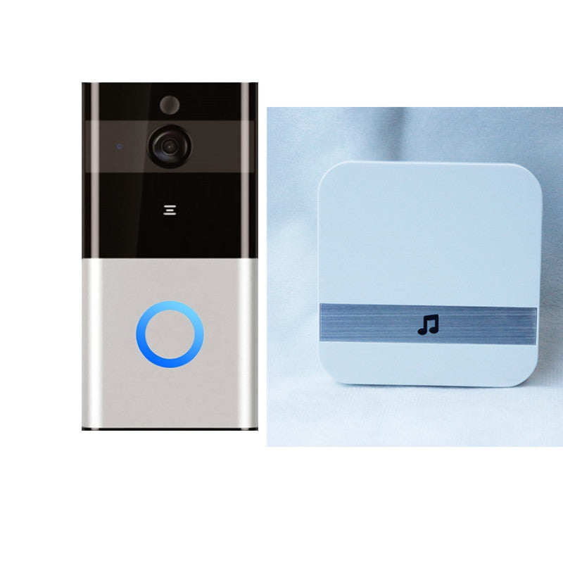 Marlboze 720P WIFI Visual Doorbell Wireless Intercom Doorbell PIR Motion Detection Night View SD card Video Smart Doorbell Ring