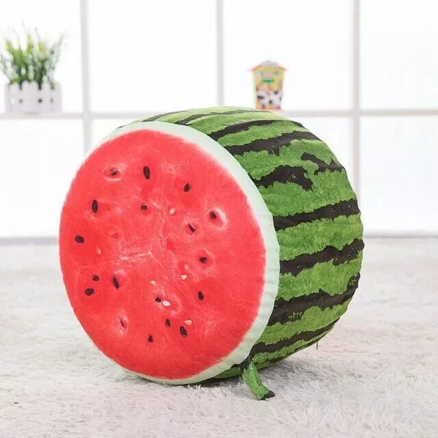 Cartoon fruit inflatable stool