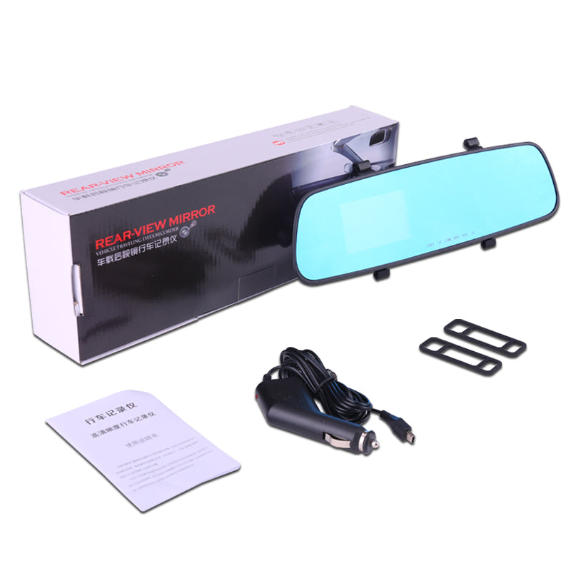 Gravador de Condução para Espelho Retrovisor 1080P HD
