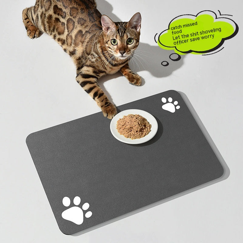 Futtermatte für Hunde und Katzen, abwaschbare und wiederverwendbare Unterlage, saugfähige und schnell trocknende Trainingsmatte für Hunde