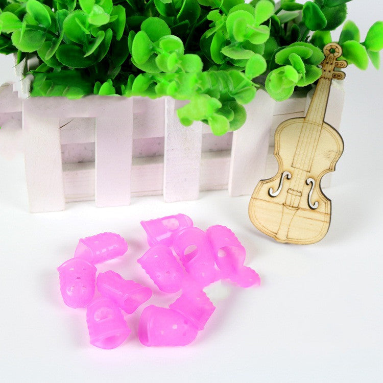 Guitar silicone finger protector