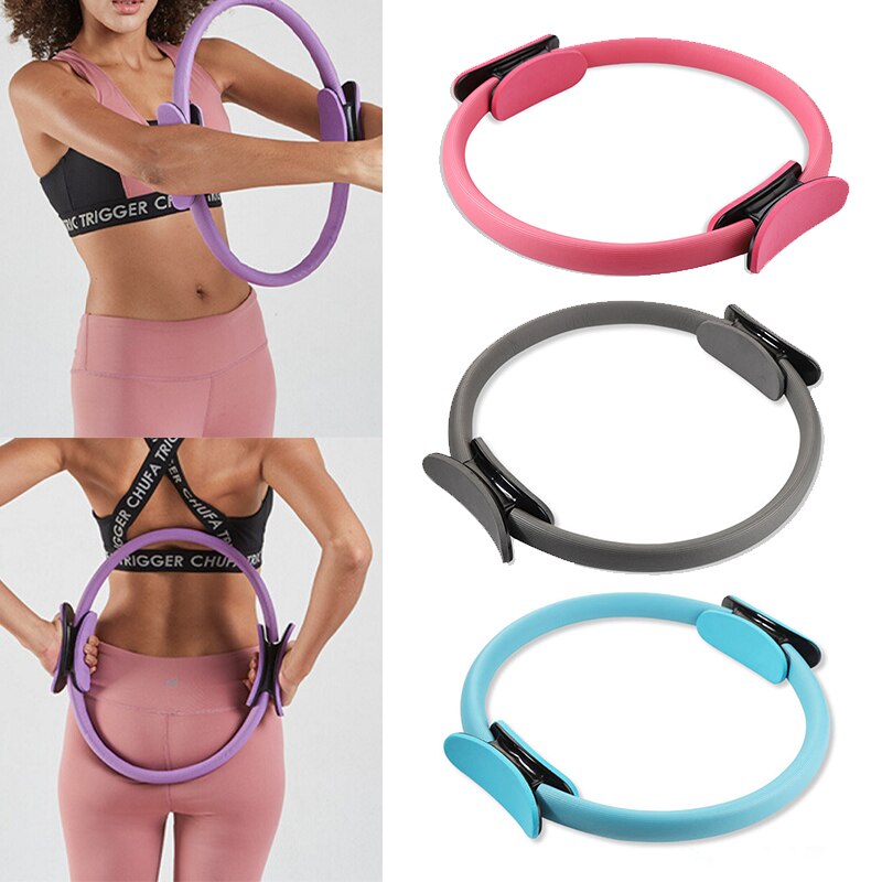 Yoga Fitness Pilates Ring Frauen Mädchen Kreis Magischer Dualer Übung Home Gym Workout Sport Abnehmen Körper Widerstand
