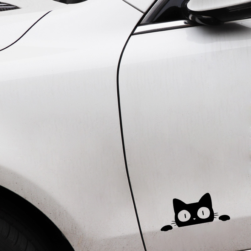 Foreign Trade Car Sticker Voyeur Cat