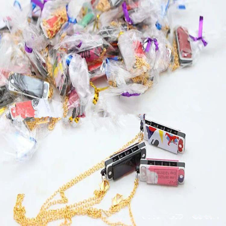 Mini harmonica necklace