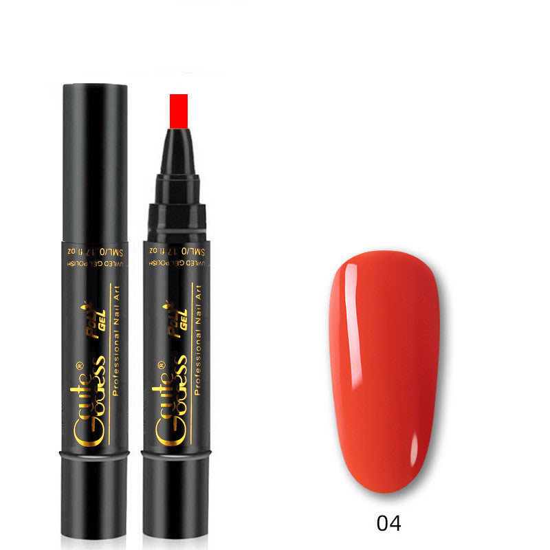 Caneta de Cola para Unhas 3 em 1, Caneta de Cola de Passo Único, Caneta Íman para Unhas de Gel Fotopolimerizáveis, Caneta Íman Forte para Efeito Olho de Gato e Efeito Água, Ferramenta de Manicure DIY