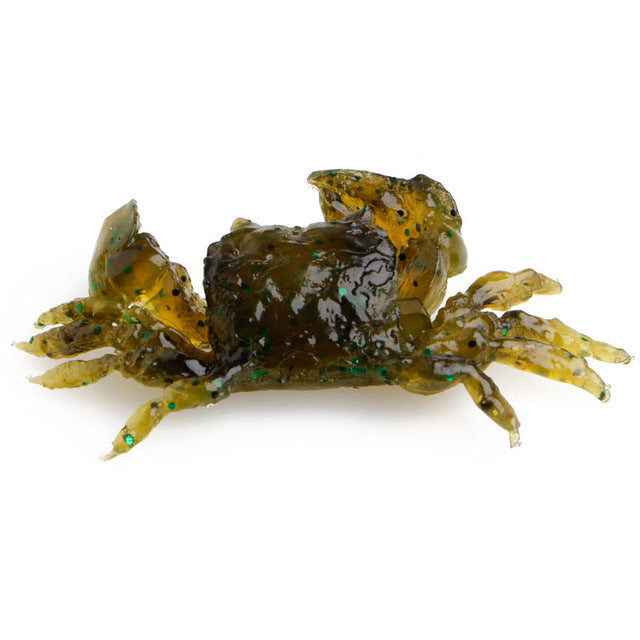 Weicher Krabbenköder mit Haken