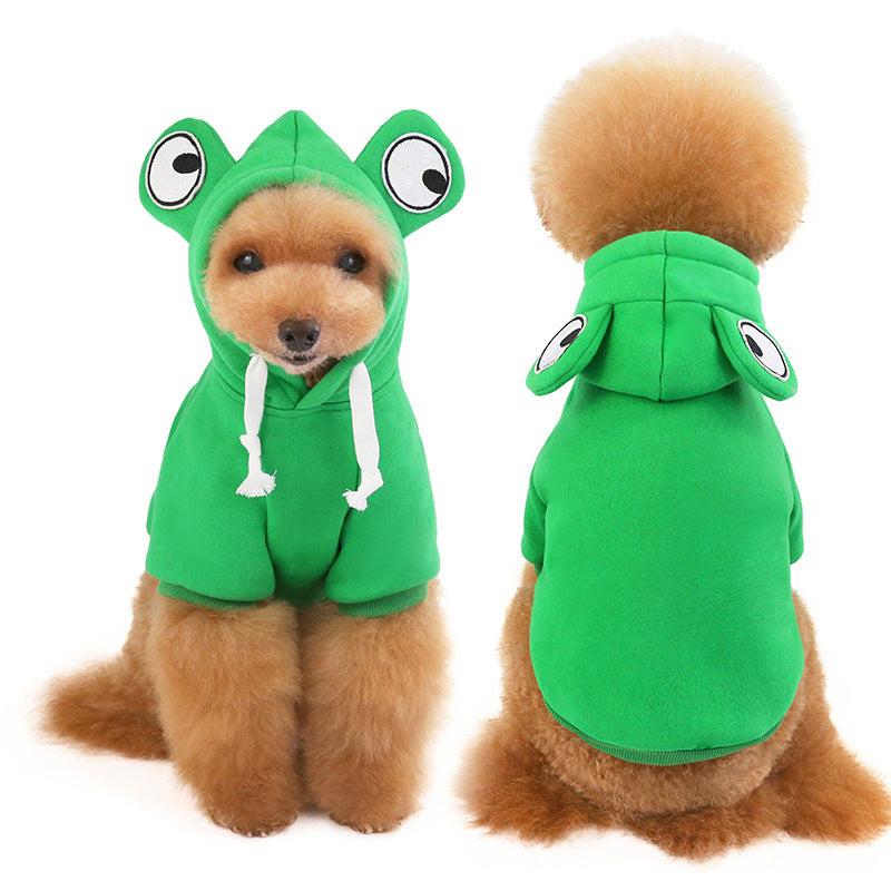 Roupa de Velo para Cão Pequeno ou Médio Frog Dog Artigos para Animais