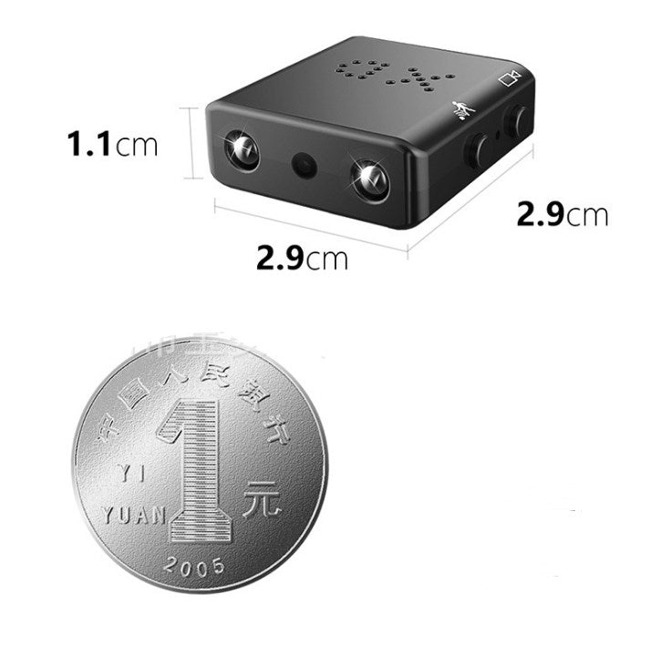 Câmara de Vídeo 1080P Full HD XD IR-CUT Mini Câmara, a mais pequena micro câmara com visão noturna por infravermelhos, deteção de movimento DV, mini câmara de vídeo