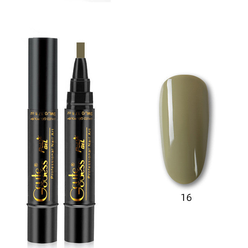 Caneta de Cola para Unhas 3 em 1, Caneta de Cola de Passo Único, Caneta Íman para Unhas de Gel Fotopolimerizáveis, Caneta Íman Forte para Efeito Olho de Gato e Efeito Água, Ferramenta de Manicure DIY