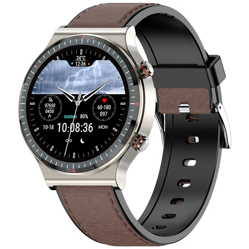 Smartwatch EKG/PPG EKG Herzfrequenz Blutdruck Blutsauerstoff Herzfrequenz Körpertemperatur HRV Uhr