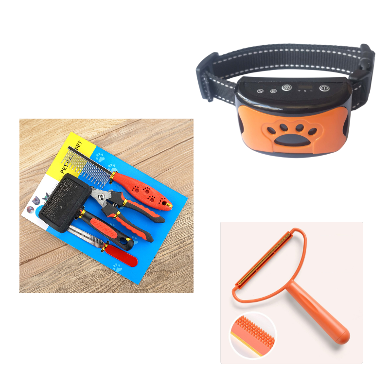 Hundetraining Halsband Wasserdicht Elektrisch Haustier Fernbedienung Wiederaufladbarer Hunde Trainer Bell Stopp Gerät Mit Schock Vibration Ton