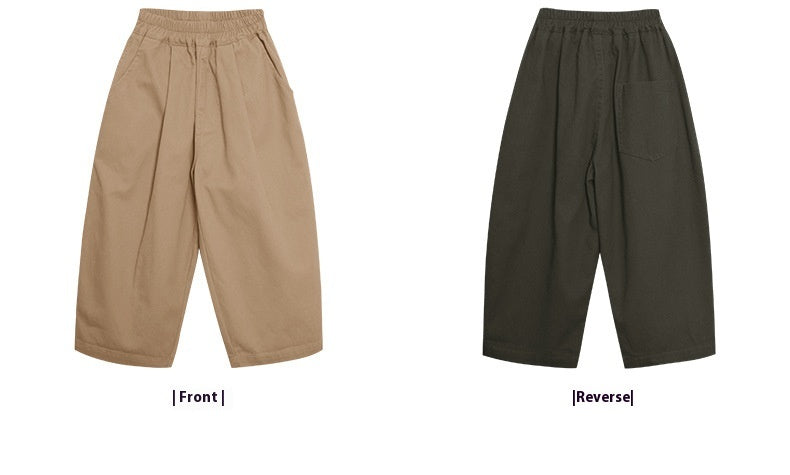 Boys' Casual Pants Solid Color Trousers Baggy Pants