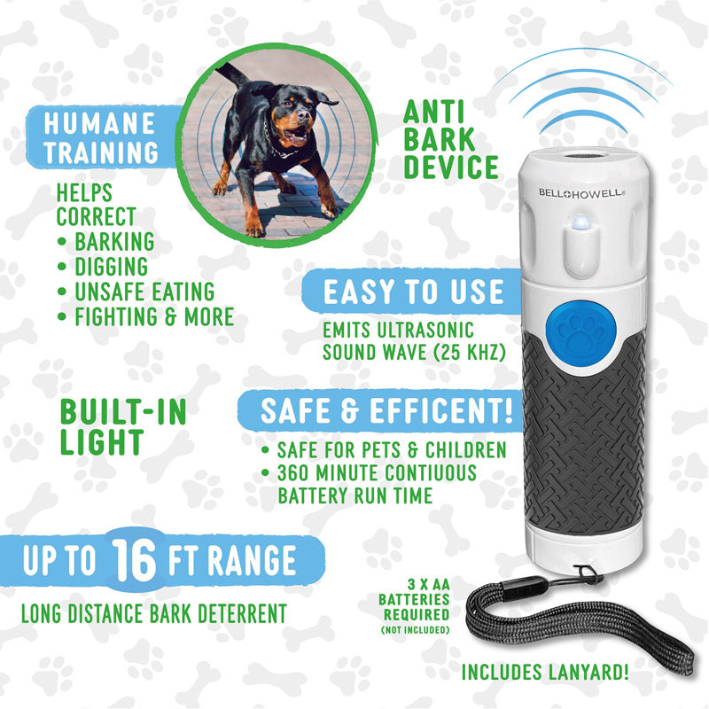 Dog Trainer ultrassônico portátil para parar de latir