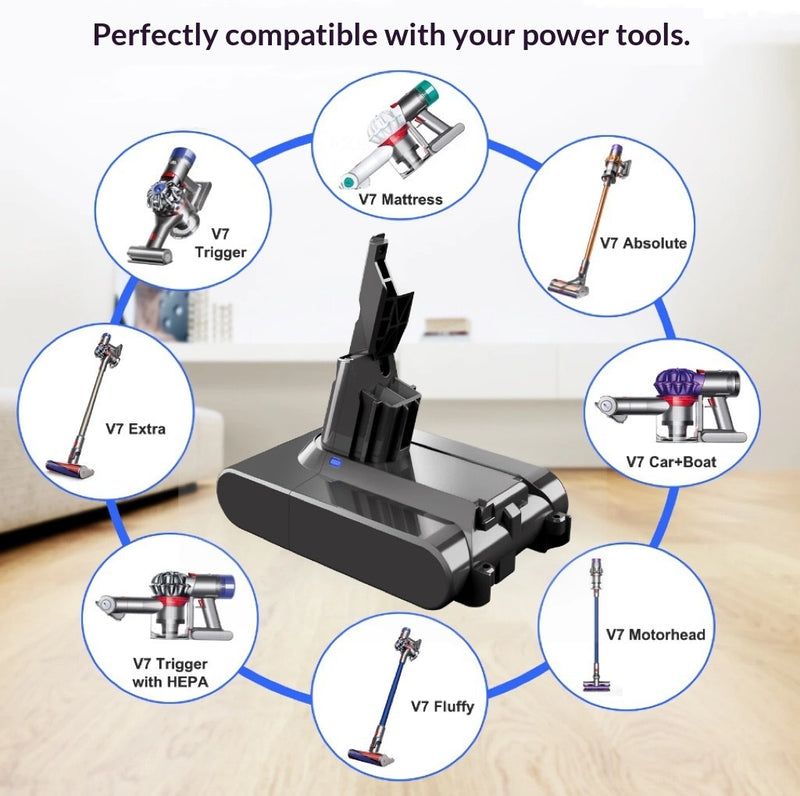 Suitable For Robotic Batteries Non-original V7 Battery Vacuum Cleaner Accessory