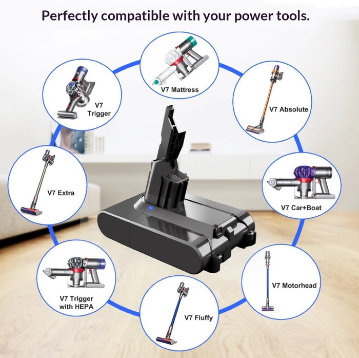 Suitable For Robotic Batteries Non-original V7 Battery Vacuum Cleaner Accessory
