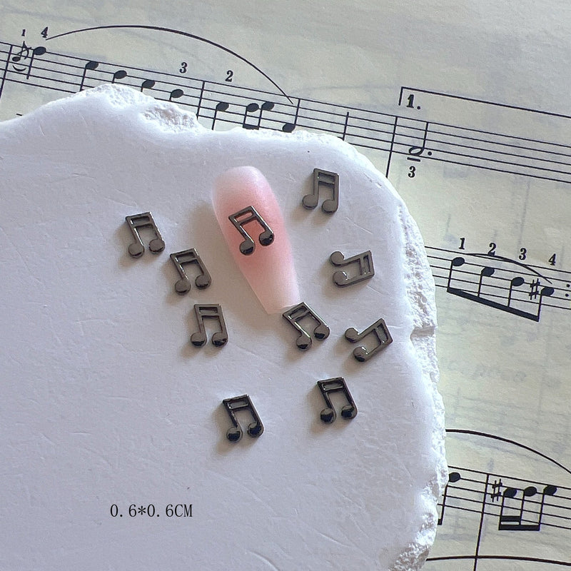 Music Symbols Alloy Jewelry Nails Metal Accessories