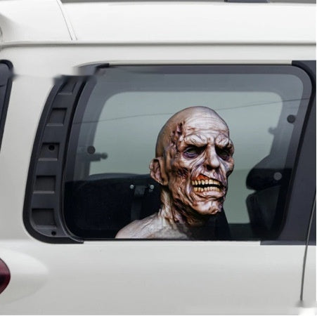 Auto-Fensteraufkleber 3D-Aufkleber Zombie-Vinylaufkleber Horror Halloween