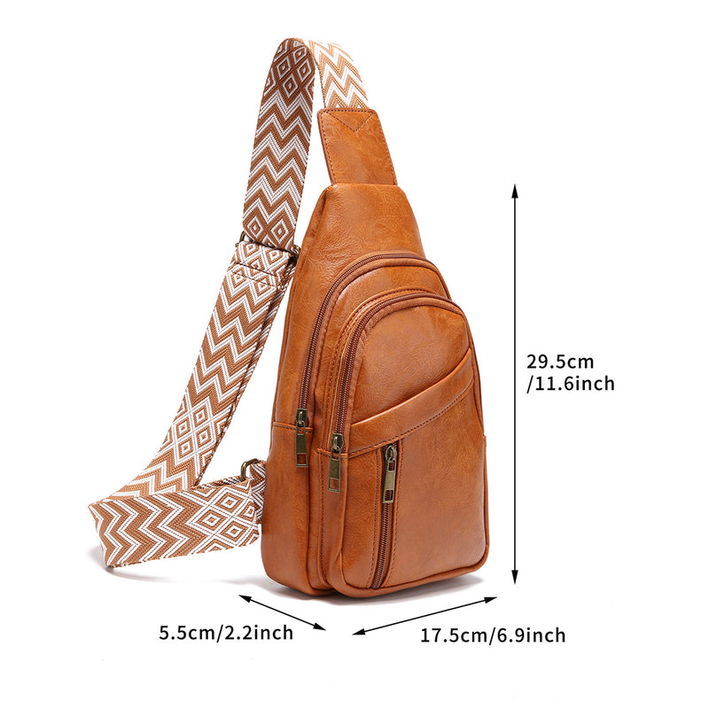 European And American Ladies Casual Fashion Retro Chest Bag