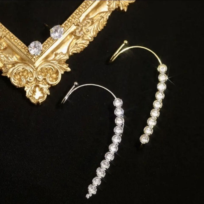 Light Luxury Wind  Diamond Zircon Earrings