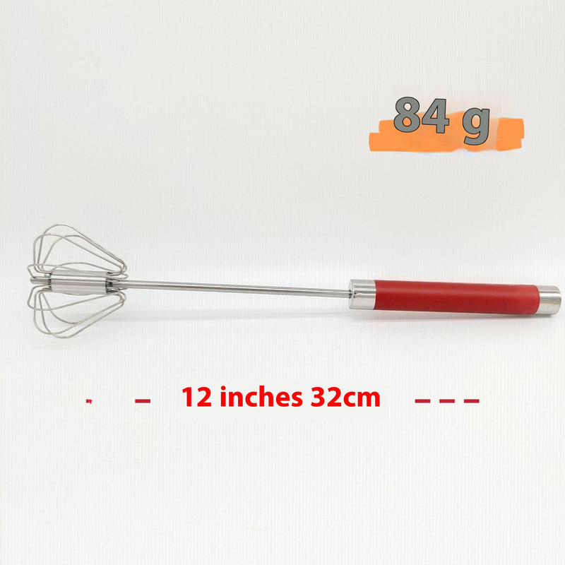 Stainless Steel 12-inch Semi-automatic Whisk Baking Tools