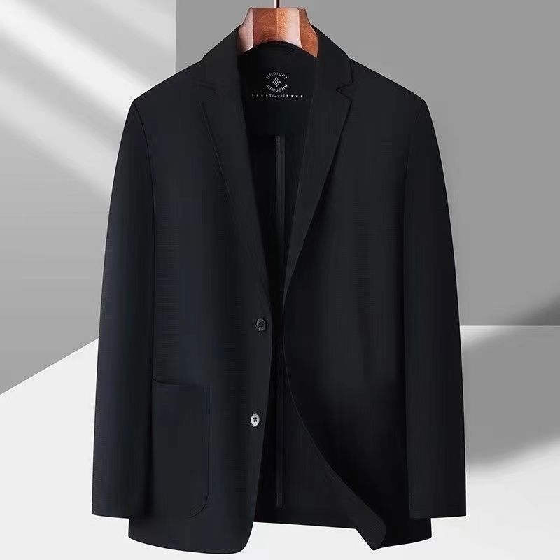 Summer Ice Silk Suit Men's Casual Sun-proof Light Coat