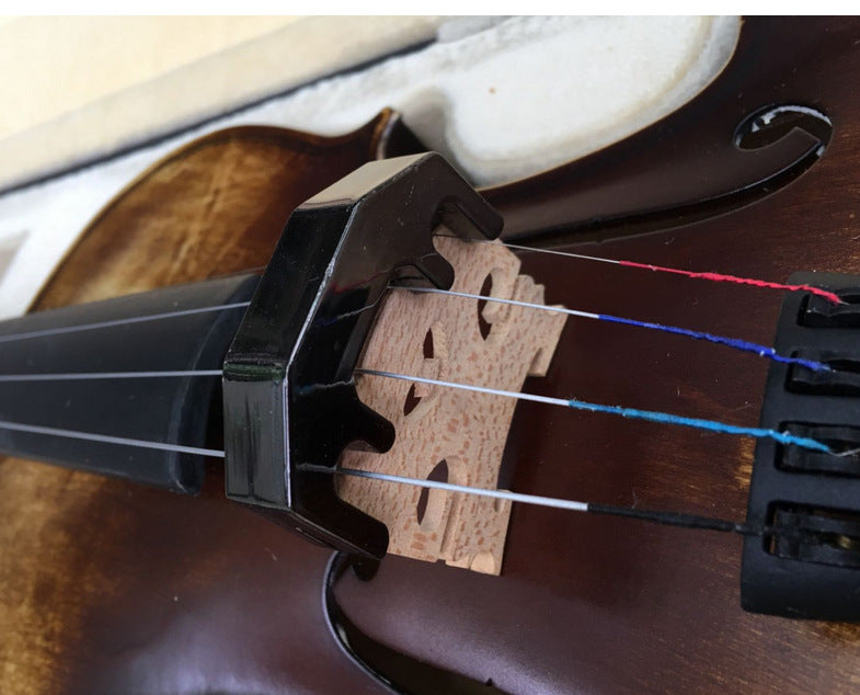 Violin Metal Black Silencer Mute