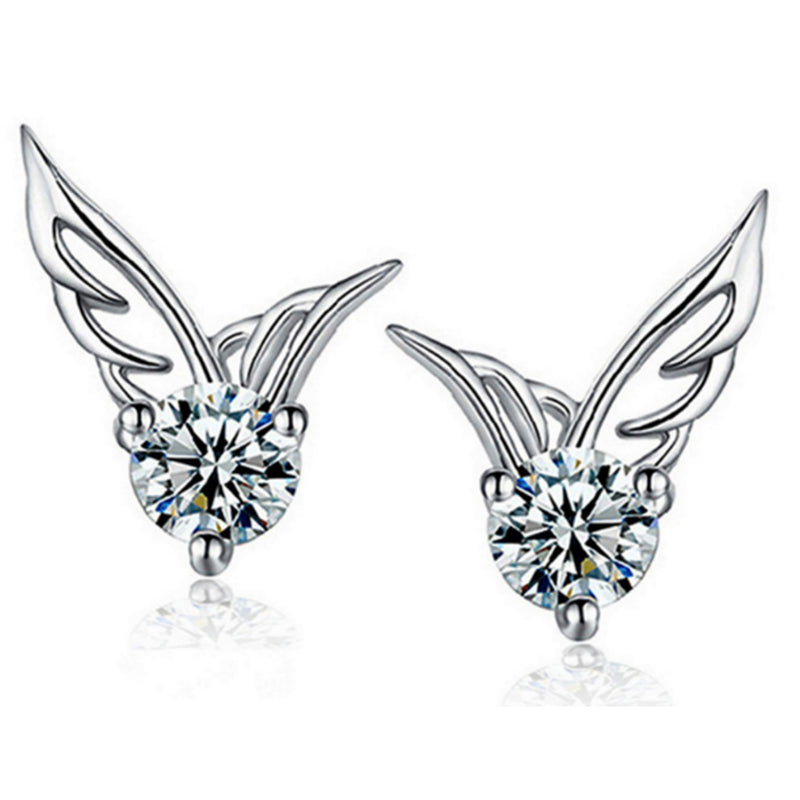 Angel Wings Silver Ear Jewelry Fashion