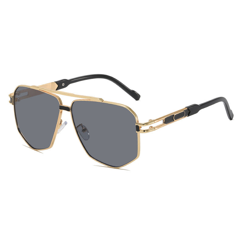 Affordable Luxury Fashion Metal Mens Sun-Protective Sunglasses