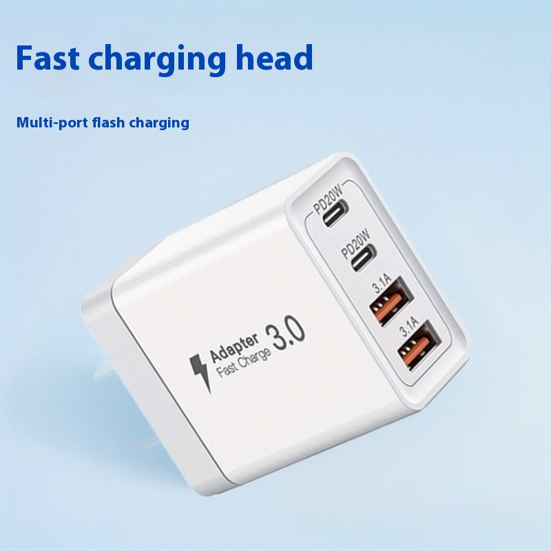 Multi-Port-USB-Ladegerät Schnelllade-Netzstecker