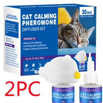 Anti-Stress Haustier Aromatherapie-Diffusor für Katzen und Hunde