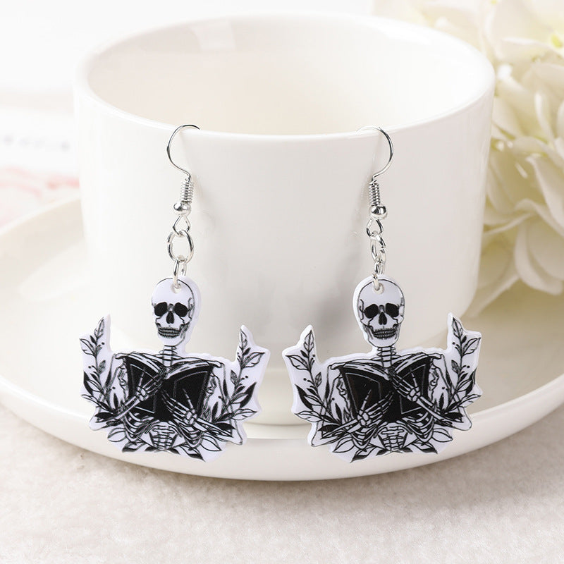 Acrylic Witch Personality Trend Innovative Simple Earrings
