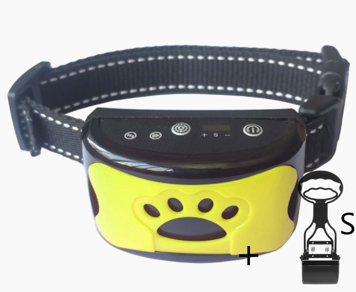 Hundetraining Halsband Wasserdicht Elektrisch Haustier Fernbedienung Wiederaufladbarer Hunde Trainer Bell Stopp Gerät Mit Schock Vibration Ton