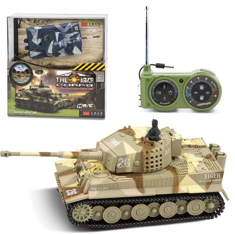 Mini Tanque Tigre Militar Telecomandado