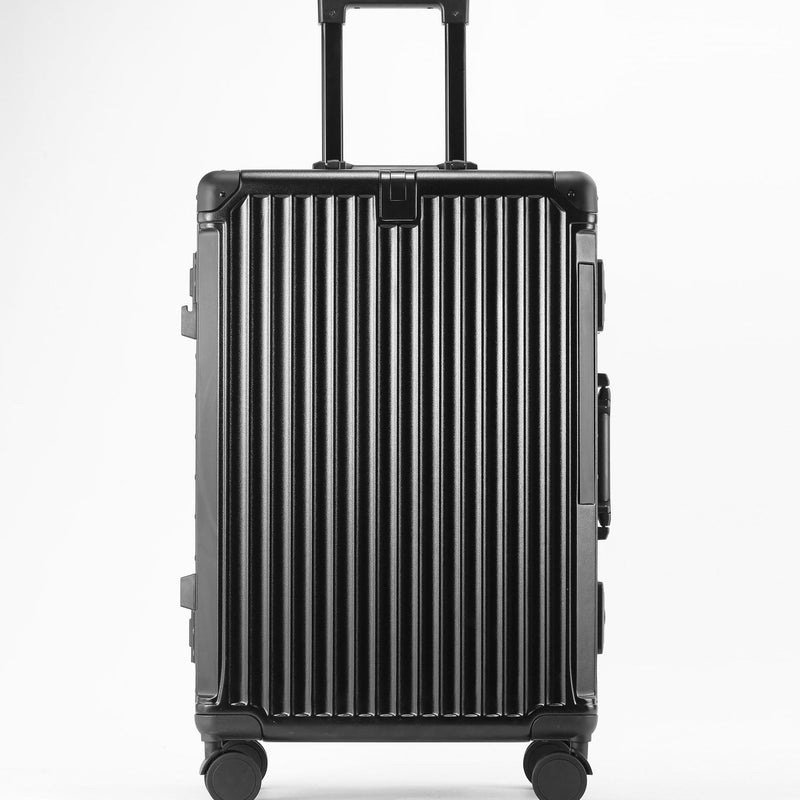 Aluminum-frame Carry-on Suitcase Drop-resistant Trolley Case Travel Luggage