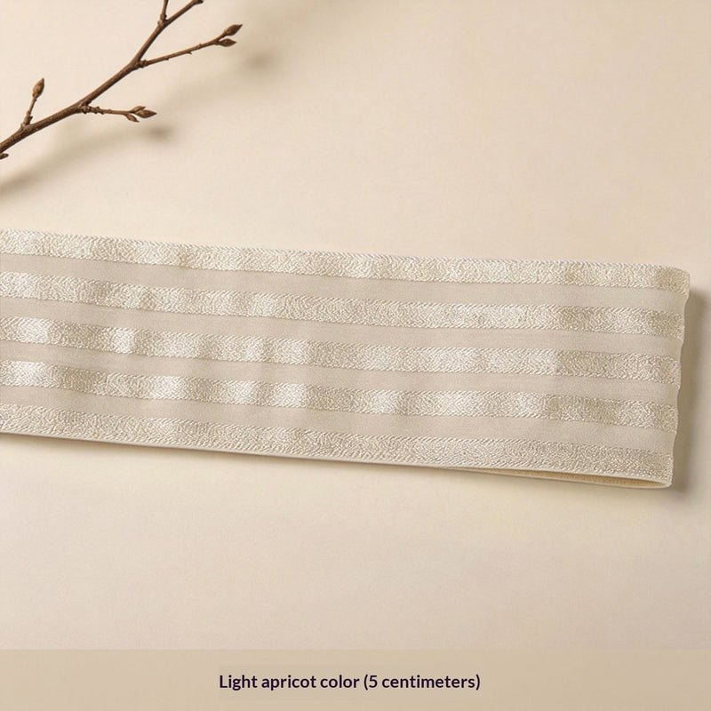 Buntes elastisches Seidenband glänzendes Gummiband Nähzubehör