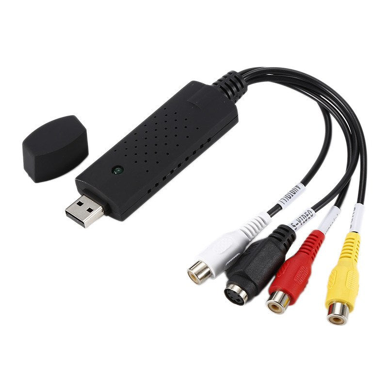 Conversor VHS para DVD Converter vídeo analógico para formato digital Áudio e vídeo DVD VHS Placa de captura de gravação Adaptador de PC de qualidade