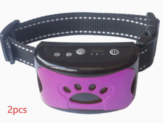 Hundetraining Halsband Wasserdicht Elektrisch Haustier Fernbedienung Wiederaufladbarer Hunde Trainer Bell Stopp Gerät Mit Schock Vibration Ton