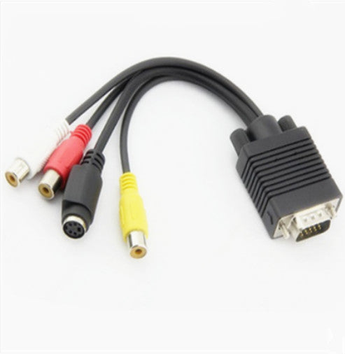 VGA To S Terminal Cable 3RCA, VGA To AV Cable, VGA TO VGA Cable