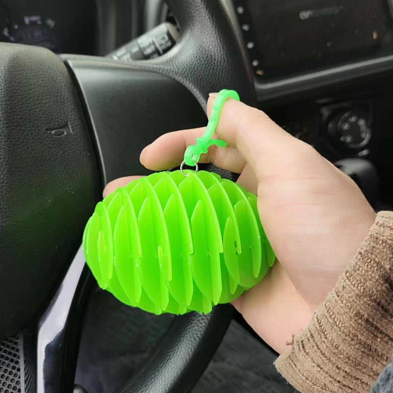Brinquedo Sensorial de Mola de Plástico em Forma de Minhoca Colorida e Flexível para Alívio de Stress