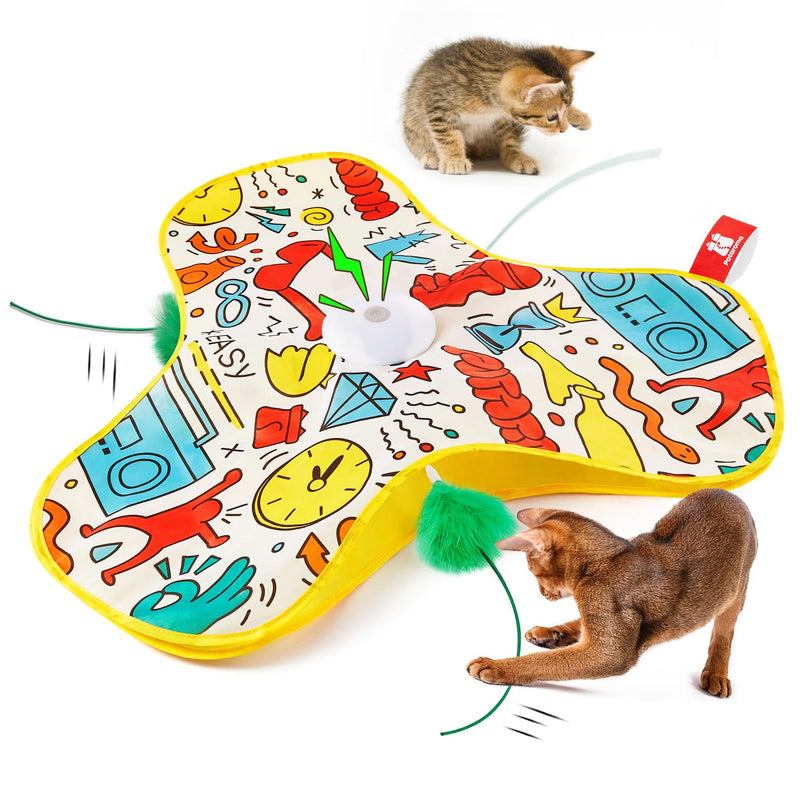 Cat Toy Hunting Cover Pet Play Cover Self-Entertainment Boredom-Busting Hideaway Cover