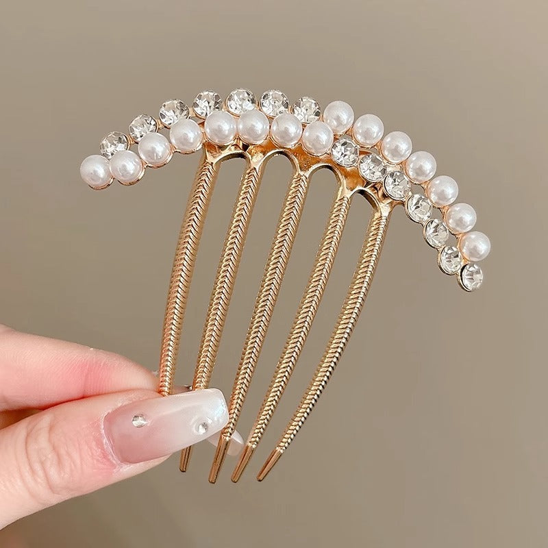 Schmetterlings-Steckkamm mit Strass für Hochsteckfrisuren