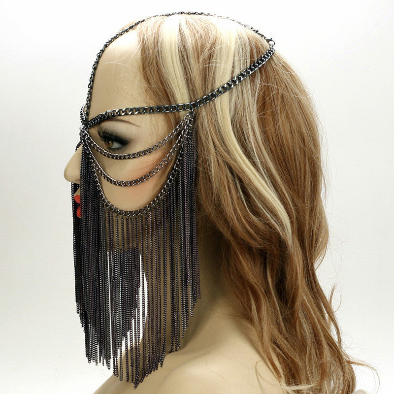Fringed headdress hair accessories