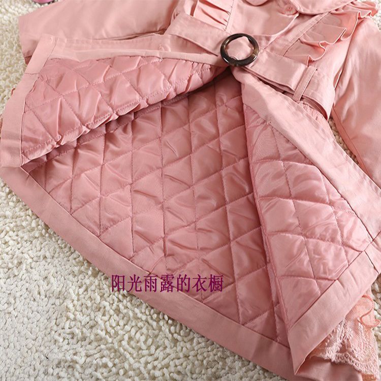 Gabardina Elegante de Primavera/Outono para Rapariga