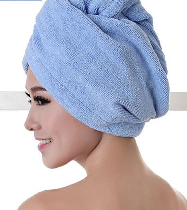 Toca de Secagem de Cabelo para Mulher, Toalha Absorvente para Cabelo