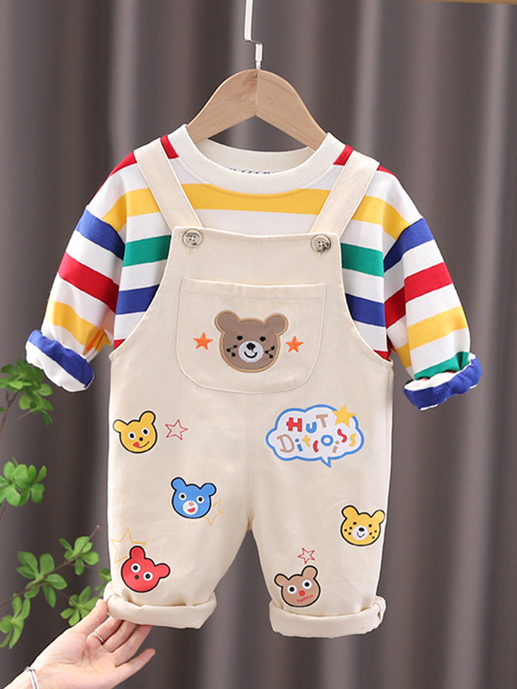 Boys' Top Overalls Suit