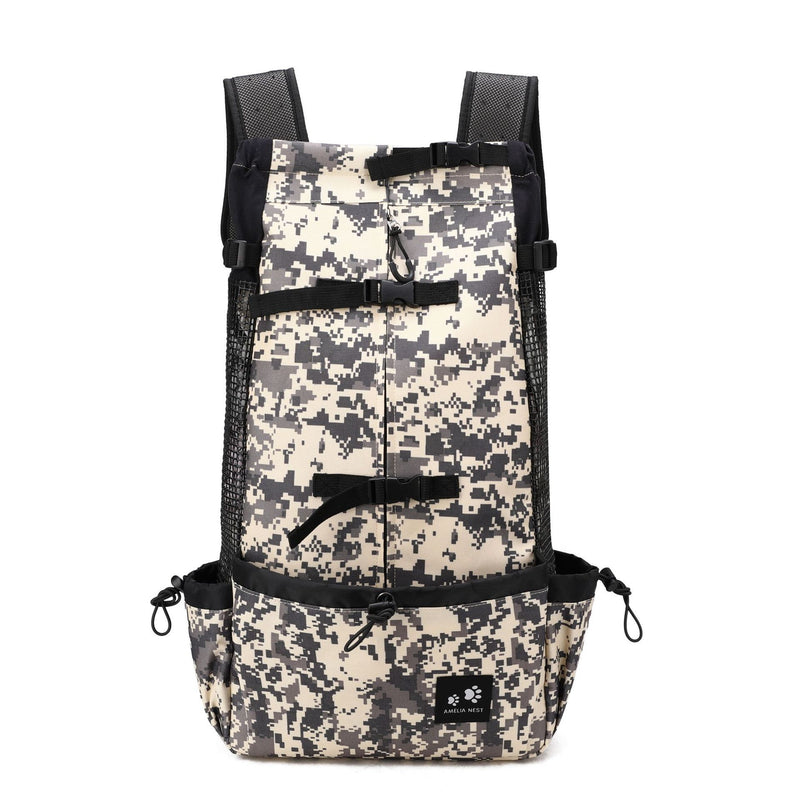 Mochila para animais de estimação exposta, ventilada, respirável e lavável