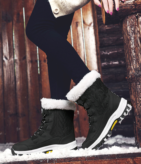 Warme Damen-Schneestiefel