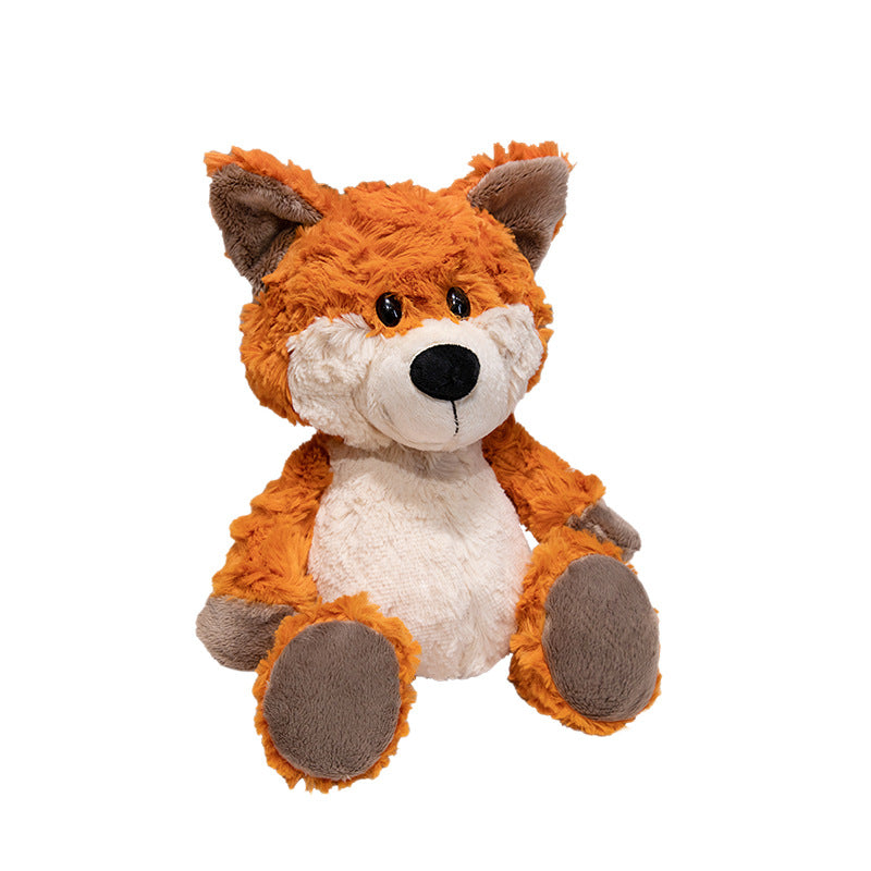 Fox Raccoon Plush Doll Forest Animal Friend Little Wolf Monkey