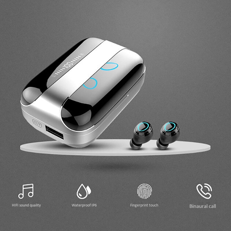 Wireless Bluetooth headset binaural