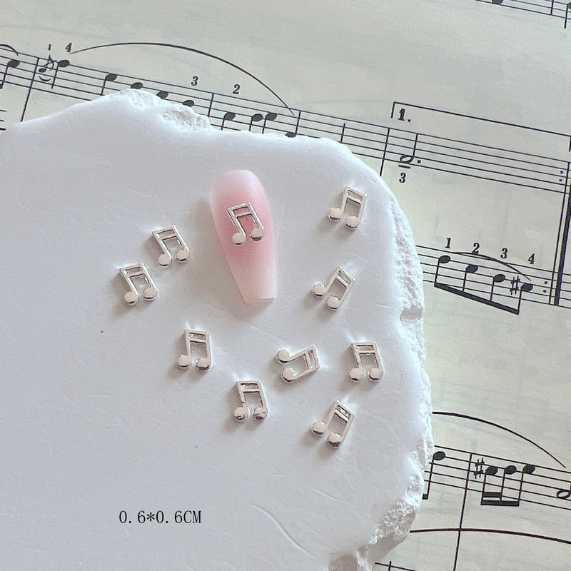 Music Symbols Alloy Jewelry Nails Metal Accessories